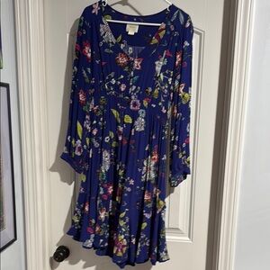 Anthropologie Floral Print Dress